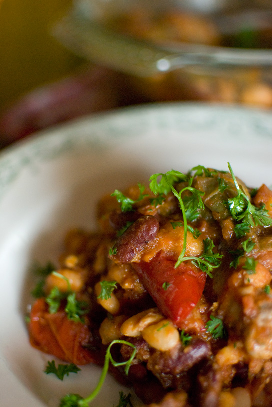 cassoulet aux poivrons