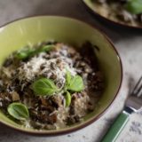 Risotto aux champignons et graines de courge