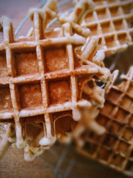 Gaufres galettes à la farine d’épeautre 